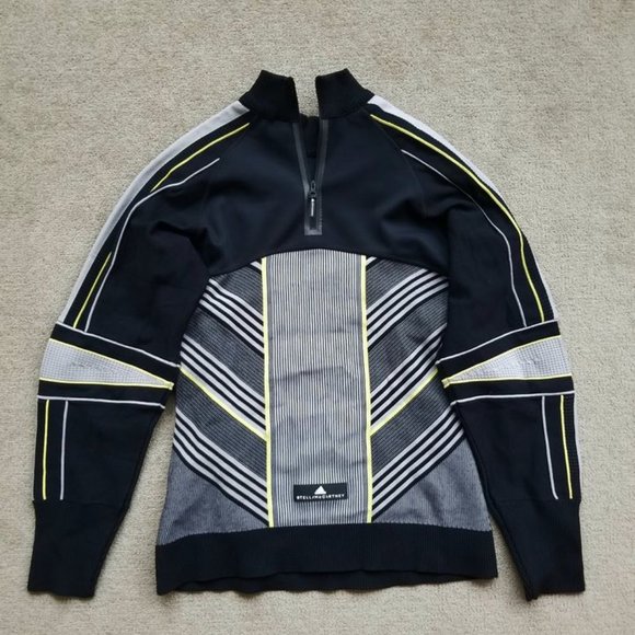 Adidas by Stella McCartney Run Geometric Turtleneck Pullover size L - Picture 1 of 9